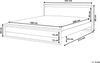 Holzbett dunkelbraun Lattenrost 160x200 cm GIULIA Bild 3