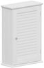 Bath Vida Bathroom Cabinet Single Door Shutter Wall Mounted Storage, White H 57 x W 39 x D 17 cm Approx. Bild 3