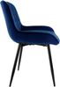 ML-DESIGN Stuhl Esszimmerstühle mit Rücken- & Armlehne moderne Design Küchenstühle (6 St), Küchenstuhl Kunstlederbezug Dunkelblau Ergonomisch Polsterstuhl Bild 3