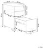 Aktenschrank rot BOLSENA Bild 3