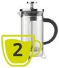Kaffeebereiter 0,35l Kaffe Kochen Küche Küchenutensilien Kaffeemaschine Getränke Bild 5