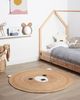 Jute Kinderteppich Bär ⌀ 120 cm Beige KOSALAR Bild 2