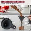 Fackelmann Trichter-Set 3-teilig 7,5 cm, 9 cm, 11 cm Kunststofftrichter Bild 3
