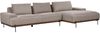 Ecksofa MARIFERD Stoff Hellbraun Linksseitig Bild 4