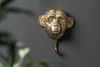 riess-ambiente Wandgarderobe THREE APES 25cm gold, Metall · Affen-Kopf · Urban Jungle · Kleiderhaken · Wanddekoration Bild 3