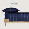 Schiesser 'Flexi' Spannbettlaken mit Gummizug, Jersey / Elasthan, Marineblau, 140x200 cm Bild 2