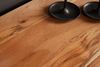 riess-ambiente Lowboard AMAZONAS 160cm natur / schwarz (Einzelartikel, 1 St), Massivholz · Metall · hängend · Baumkante · TV-Schrank · Design Bild 4