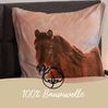 Traumschloss Bettwäsche Comfort Baumwolle, Flanell, 2 teilig, Ponys im Winter, Schnee, beige Bild 3