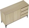 Sideboard Kistiandi 77x120x40 cm Eicheoptik, hell [en. casa] Bild 5