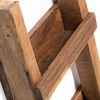 DESIGN DELIGHTS Regal LEITERREGAL "STEP 170", Mahagoni Holz, 170x35 cm, Pflanzenleiter Bild 5