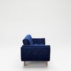 PLAYBOY - Sofa SCARLETT" gepolsterte Couch mit Bettfunktion, Samtstoff in Blau, Retro-Design" Bild 3