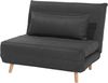 Schlafsofa Polsterbezug dunkelgrau SETTEN Bild 4