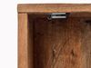 Schlüsselkasten Sumatra aus Altholz 29x50x14 cm Rustikal mit Gittertür Praktische Haken Stilvolle Aufbewahrung für Flur Büro oder Keller Bild 4