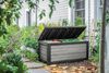Keter Gartenbox "NORTHWOOD" 623L 157x72x69cm Deckel bis 270kg belastbar, abschließbar Bild 2
