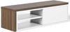 TV-Board 'Move' Weiß/ Walnuss Bild 1