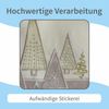 matches21 HOME & HOBBY Kissenbezüge 2er Set Kissenhüllen 40x40 cm rot mit Tannenbaum als Weihnachts-Deko, (2 Stück), Zierkissen-Bezüge für Sofa-Kissen, Couch-Kissen Bild 5