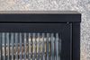 riess-ambiente Lowboard AMSTERDAM 90cm schwarz (Einzelartikel, 1 St), Wohnzimmer · Metall · Riffelglas · stehend · Stauraum · Modern Design Bild 5