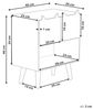 Nachttisch mit 2 Schubladen RUPERT Heller Holzfarbton Bild 3
