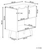 Nachttisch mit 2 Schubladen RUPERT Heller Holzfarbton Bild 3