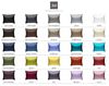 Bettwaesche-mit-Stil Mako-Satin / Baumwollsatin Bettwäsche uni / einfarbig braun Kissenbezug 70x90 cm Bild 3