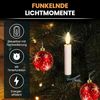 Gartenpirat LED-Christbaumkerzen 25 kabellose LED-Kerzen warmweiß Fernbedienung Weihnachtsbaumkerzen, Energieeffizient Bild 4