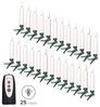 Gartenpirat LED-Christbaumkerzen 25 kabellose LED-Kerzen warmweiß Fernbedienung Weihnachtsbaumkerzen, Energieeffizient Bild 2