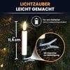 Gartenpirat LED-Christbaumkerzen 25 kabellose LED-Kerzen warmweiß Fernbedienung Weihnachtsbaumkerzen, Energieeffizient Bild 3