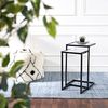 Penguin Home® Side Table Set of 2 Beistelltisch 2er Set, Marmor, Weiß und Schwarz – C-Form, 35.5 x 30.5 x 63.5 cm & 30.5 x 25.5 x 56 cm Bild 5