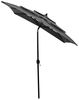 vidaXL Sonnenschirm mit Aluminium-Mast 3-lagig Anthrazit 2x2 m 313846 Bild 3