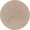 Paco Home Waschbarer Teppich Wohnzimmer Schlafzimmer Kurzflor rutschfest Flauschig Weich Moderne Einfarbige Muster, Grösse:200 cm Rund, Farbe:Beige Bild 5