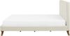 Polsterbett Leinenoptik beige Lattenrost 180x200 cm TALENCE Bild 4