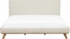 Polsterbett Leinenoptik beige Lattenrost 180x200 cm TALENCE Bild 5