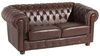 Bridgeport Sofa 2-Sitzer Wischleder Braun Buche Nussbaumfarben Bild 4