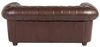 Bridgeport Sofa 2-Sitzer Wischleder Braun Buche Nussbaumfarben Bild 3
