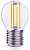 TRANGO LED-Leuchtmittel, 5er Pack E27004-5 LED Filament Birne 4 Watt 350 Lumen - 2700K warmweiß - Ersatz für 40W Glühlampe - Glühbirne - Lampe in Tropfen Form mit E27 Fassung Abstrahlwinkel 360°, 5 St. Bild 2