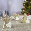Bambelaa! LED Dekolicht Bambelaa! 3er Set LED Weihnachtsdeko Tanne Herz Engel Holzdeko Innen Bild 3