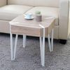 Mendler 'Kos T574' Couchtisch, Metall-Füße, 52 x 50 x 50 cm, Eiche Bild 1