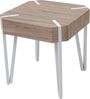 Mendler 'Kos T574' Couchtisch, Metall-Füße, 52 x 50 x 50 cm, Eiche Bild 3