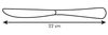 Tescoma Tafelmesser, Edelstahl, Silber, 26. 5x4. 5x1. 6 cm Bild 2