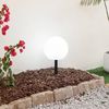 Lindby Außen-Stehlampe Lago, LED, Kunststoff Weiß tageslicht IP44, 2 x 0,2 W LED, tageslicht Bild 4