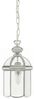 Licht-Erlebnisse Pendelleuchte LANTERN, ohne Leuchtmittel, Chrom Glas Metall E27 L:17,8 cm Esstisch Modern Klassisch Bild 4