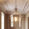 Licht-Erlebnisse Pendelleuchte LANTERN, ohne Leuchtmittel, Chrom Glas Metall E27 L:17,8 cm Esstisch Modern Klassisch Bild 1