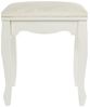 Gepolsterter Hocker Meridian MDF Weiß Bild 3