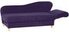 Selma Recamiere mit Armteil rechts klappbar Veloursstoff Violett Buche Natur Bild 3