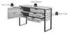 Jahnke Sideboard, Engineered Wood, Kerneiche, One Size Bild 3