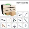 ibonto KOMMODE ANTHRAZIT / ARTISAN EICHE 40x138x75cm (H 75 x T 40 x B 138 cm) Bild 5