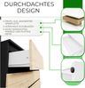 ibonto KOMMODE ANTHRAZIT / ARTISAN EICHE 40x138x75cm (H 75 x T 40 x B 138 cm) Bild 4