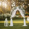 Relaxdays Schwarzer Rosenbogen aus Metall 2er Set Bild 5