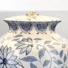 Elstead Ying 1 Light Tischleuchte blau weiss E27 65cm Bild 3