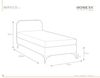 PANDA MÖBEL GmbH Polsterbett MAVILO Elegantes und modernes Polsterbett 120cm 100cm 90cm, Ideal für moderne, minimalistische oder klassische Schlafzimmer Bild 2
